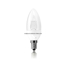 Glas-Shell LED C37 Kerzen-Lampe mit dimmbarer Funktion